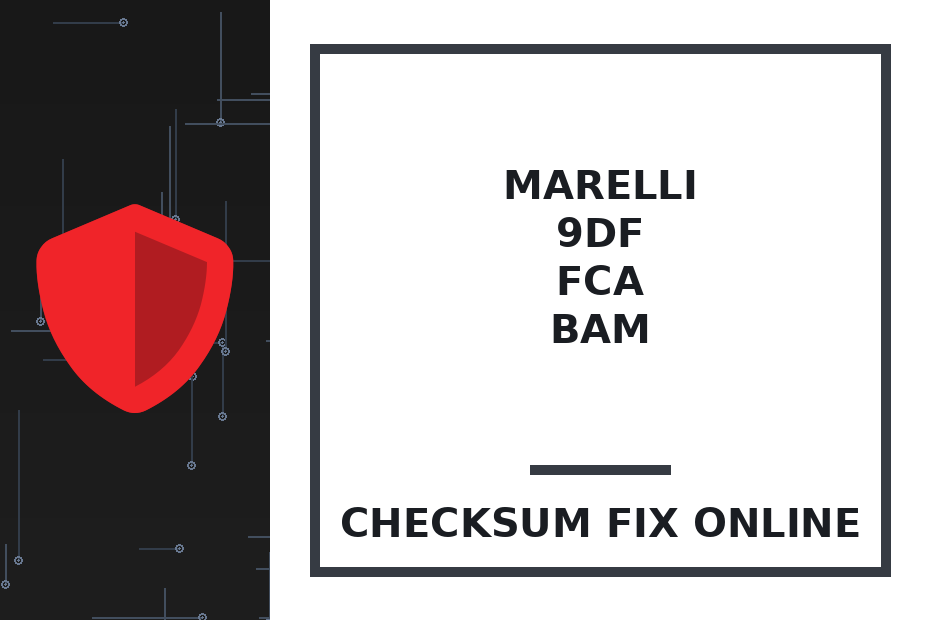 MARELLI 9DF FCA BAM — checksum fix online · CHIPOK