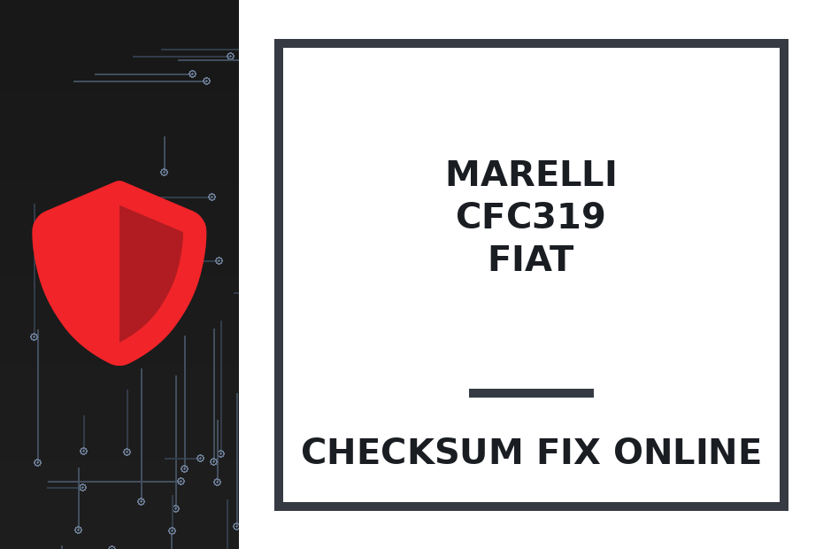 MARELLI CFC319 FIAT — checksum fix online · CHIPOK