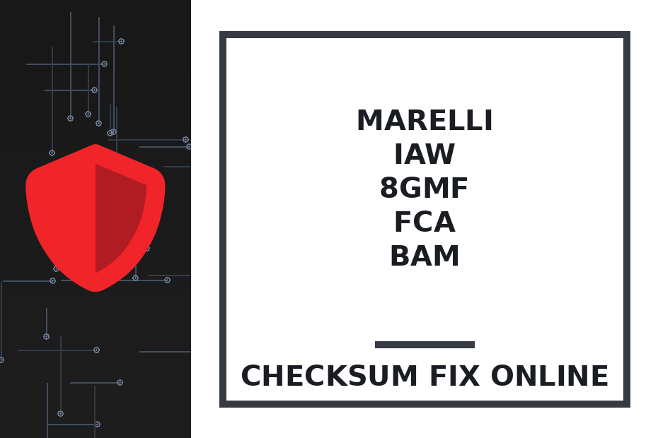MARELLI IAW 8GMF FCA BAM — checksum fix online · CHIPOK