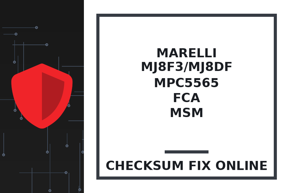 MARELLI MJ8F3/MJ8DF MPC5565 FCA MSM — checksum fix online · CHIPOK