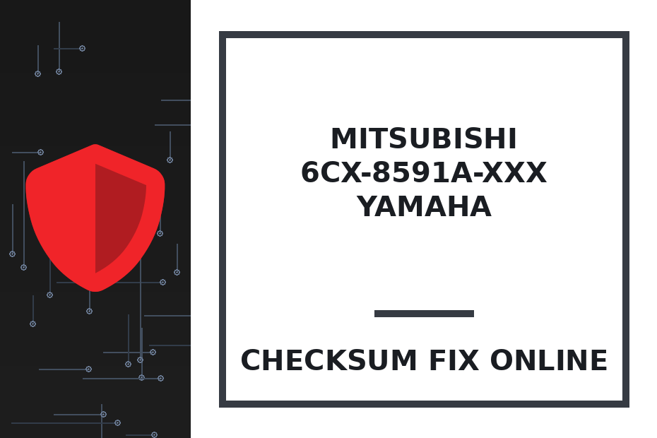 MITSUBISHI 6CX-8591A-XXX YAMAHA — checksum fix online · CHIPOK