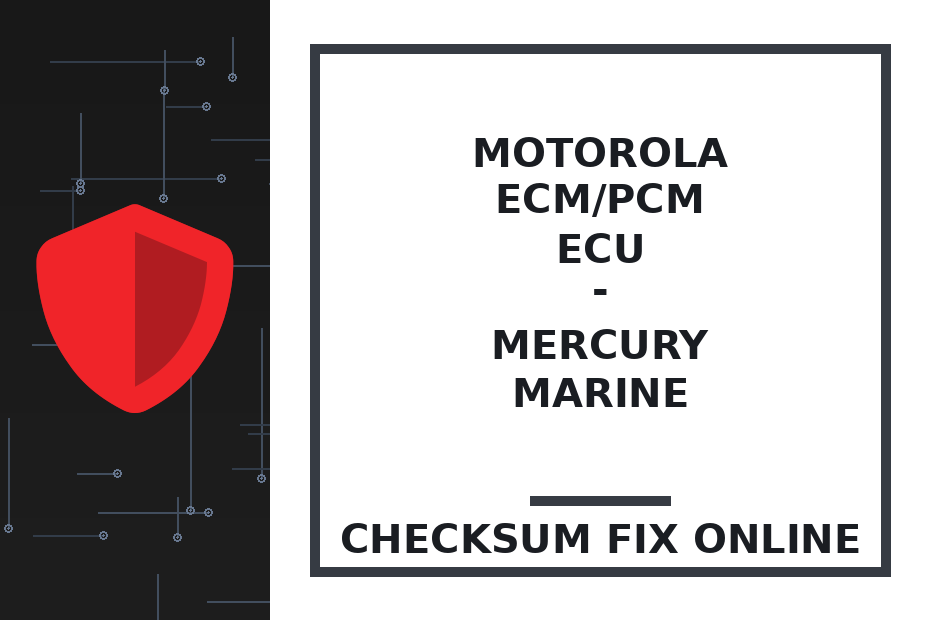MOTOROLA ECM/PCM ECU - MERCURY MARINE — checksum fix online · CHIPOK