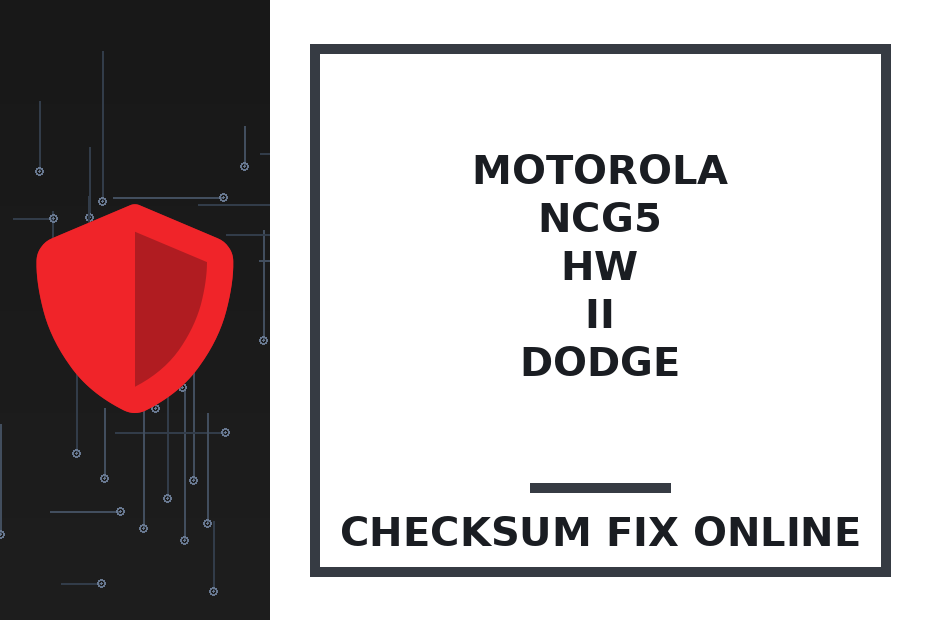 MOTOROLA NCG5 HW II DODGE — checksum fix online · CHIPOK