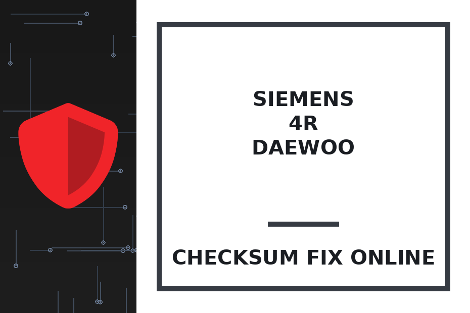 SIEMENS 4R DAEWOO — checksum fix online · CHIPOK