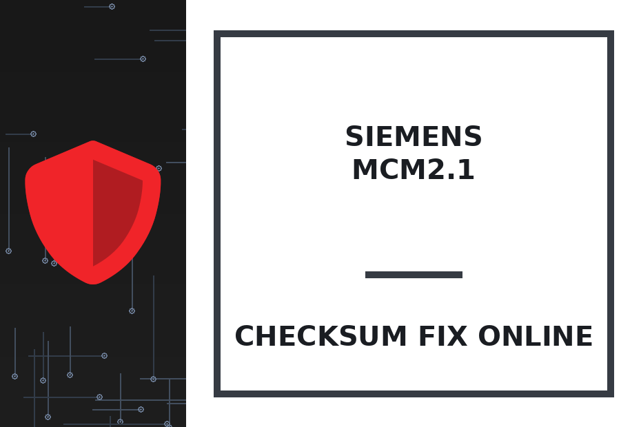 SIEMENS/CONTINENTAL HDEP MCM2.1 IROM TC1797 MERCEDES TRUCK — checksum fix online · CHIPOK