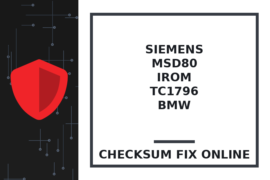 SIEMENS/CONTINENTAL MSD80 IROM TC1796 BMW — checksum fix online · CHIPOK