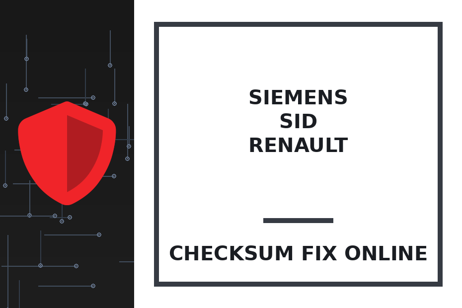SIEMENS SID301/SID305/SID306/SID307/SID310/SID807/EMS2204/EMS2205/EMS2207/EMS2211/EMS24xx/EMS3110/EMS3130/EMS3155 - DACIA / FORD / MEB / NISSAN / RENAULT — checksum fix online · CHIPOK