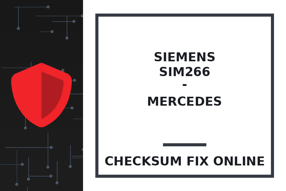 SIEMENS SIM266 - MERCEDES — checksum fix online · CHIPOK