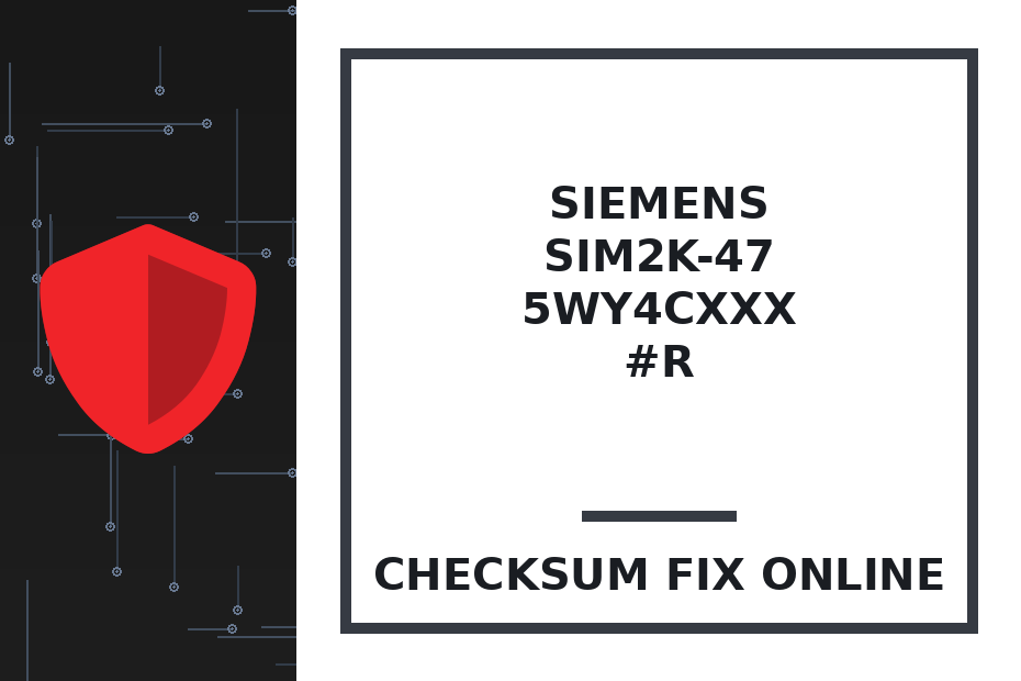 SIEMENS SIM2K-47 5WY4Cxxx #R — checksum fix online · CHIPOK