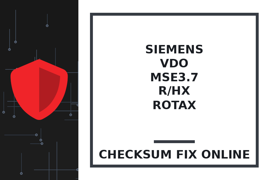 SIEMENS VDO MSE3.7 R/Hx ROTAX — checksum fix online · CHIPOK