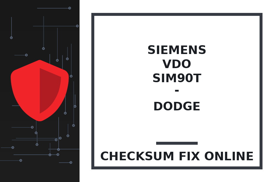 SIEMENS VDO SIM90T - DODGE — checksum fix online · CHIPOK