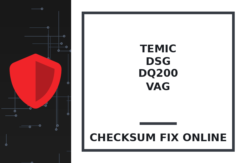TEMIC DSG DQ200 VAG — checksum fix online · CHIPOK