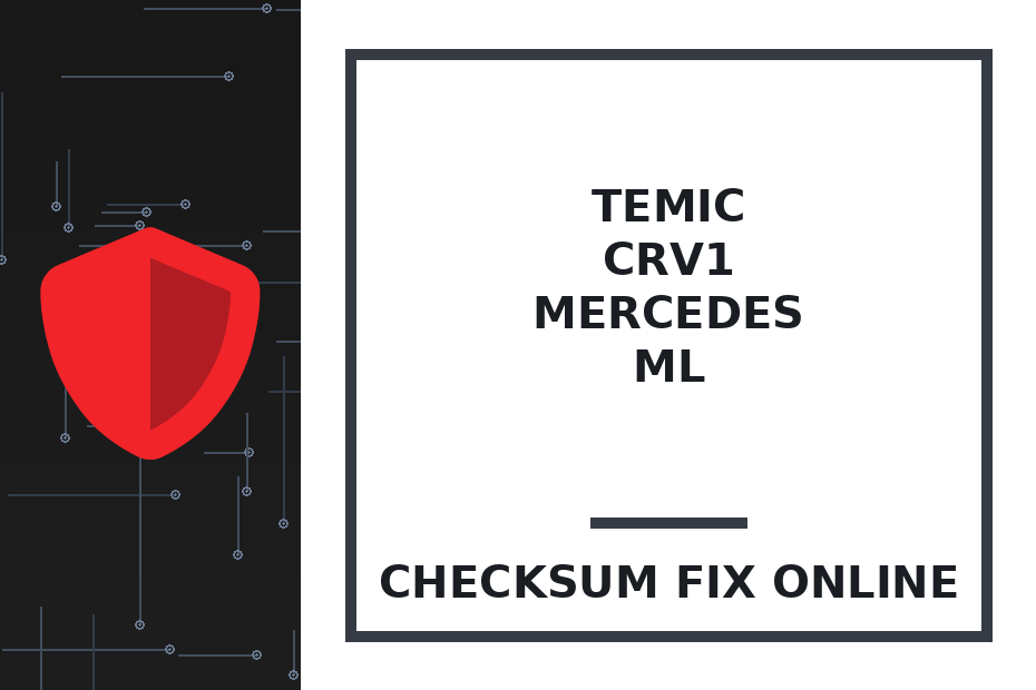 TEMIC CRV1 MERCEDES ML — checksum fix online · CHIPOK