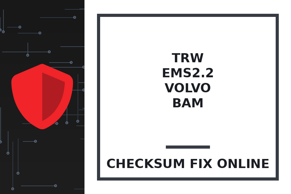 TRW EMS2.2 VOLVO BAM — checksum fix online · CHIPOK