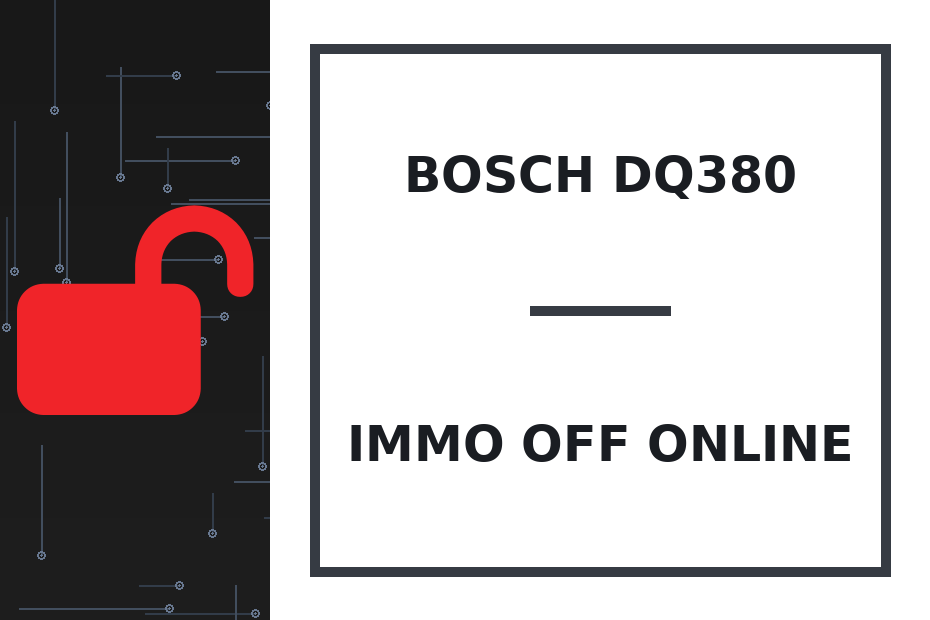 Bosch DQ380 Immo Off онлайн