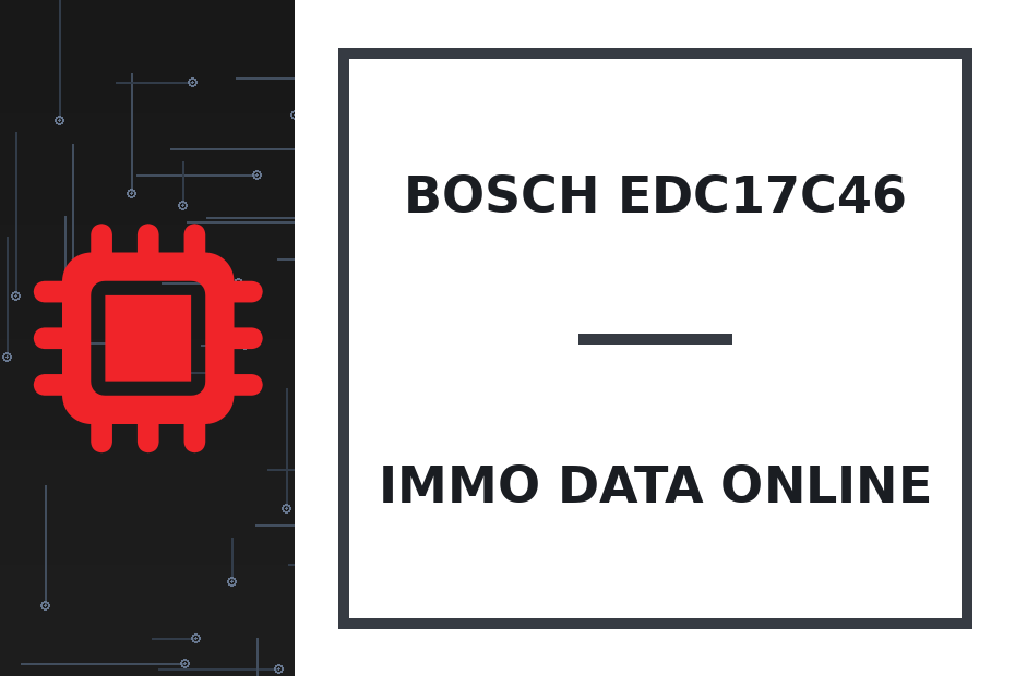 Bosch EDC17C46 Immo Data online