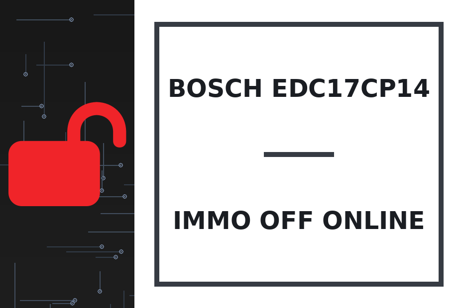 Bosch EDC17CP14 Immo Off online