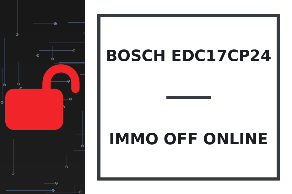 Bosch EDC17CP24 Immo Off онлайн
