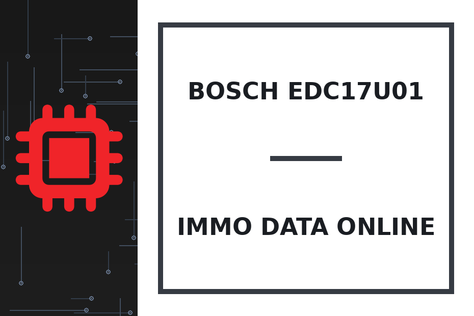 Bosch EDC17U01 Immo Data online