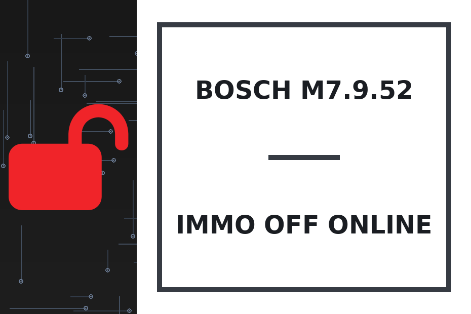 Bosch M7.9.52 Immo Off онлайн