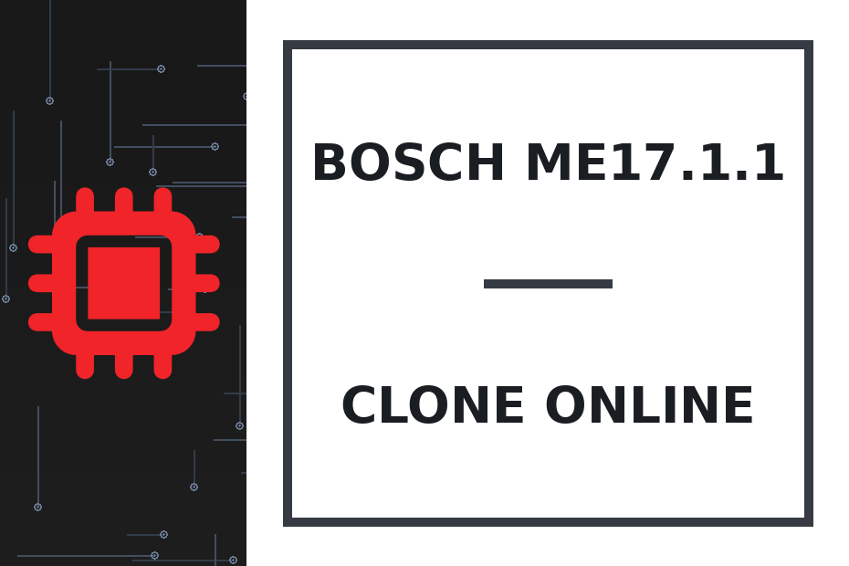 Bosch ME17.1.1 Clone онлайн