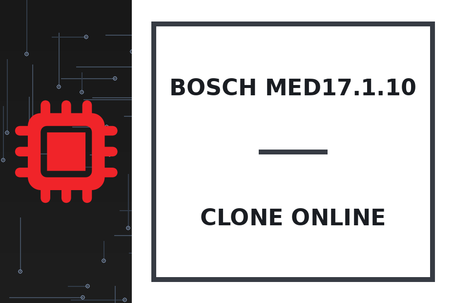 Bosch MED17.1.10 Clone онлайн