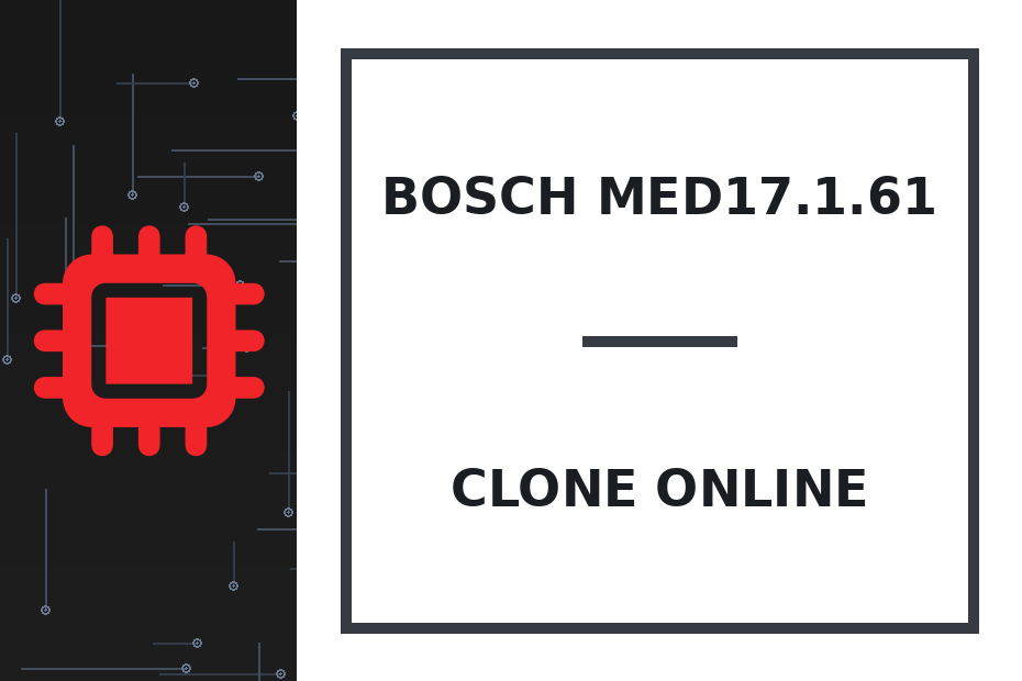 Bosch MED17.1.61 Clone онлайн