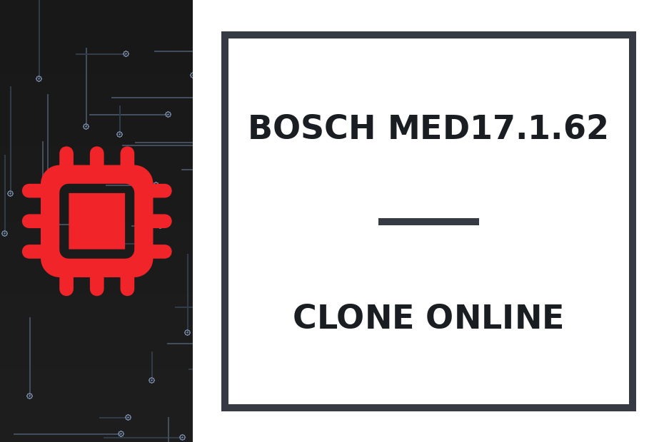 Bosch MED17.1.62 Clone онлайн