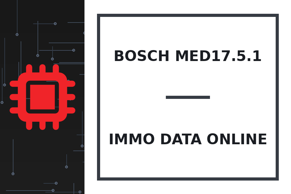 Bosch MED17.5.1 Immo Data онлайн