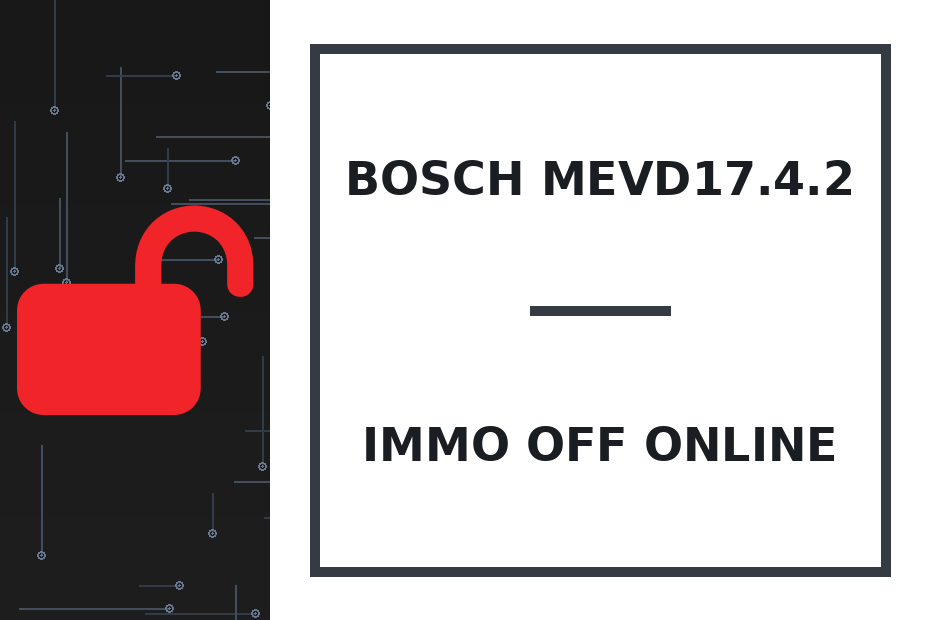 Bosch MEVD17.4.2 Immo Off онлайн