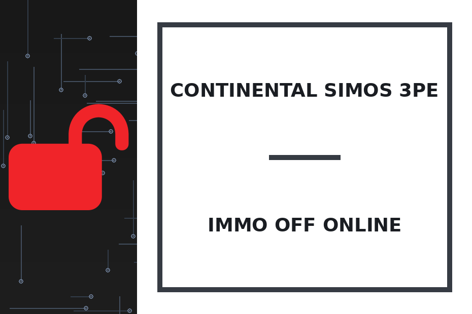 Continental Simos 3PE Immo Off онлайн