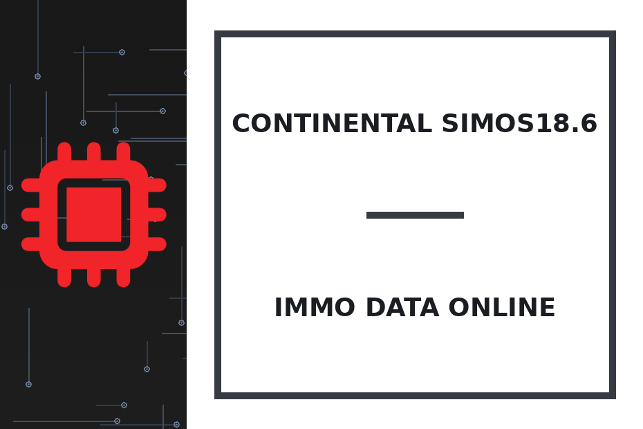 Continental SIMOS18.6 Immo Data online