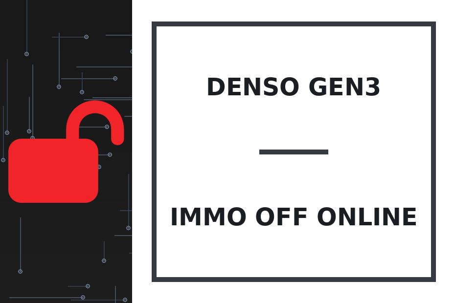 Denso GEN3 Immo Off online