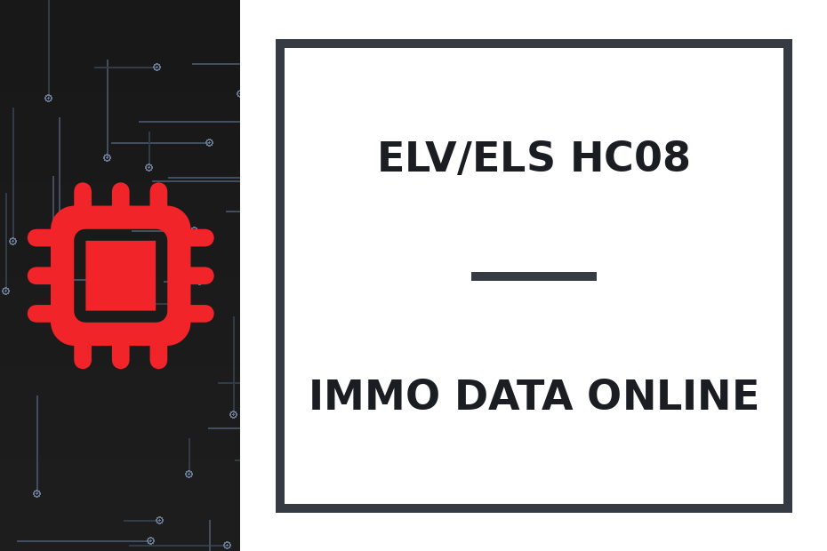 Elv/els HC08 Immo Data online