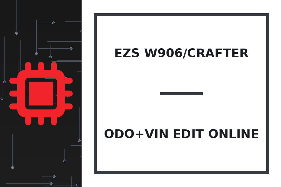 Ezs W906/CRAFTER Odo+VIN Edit online