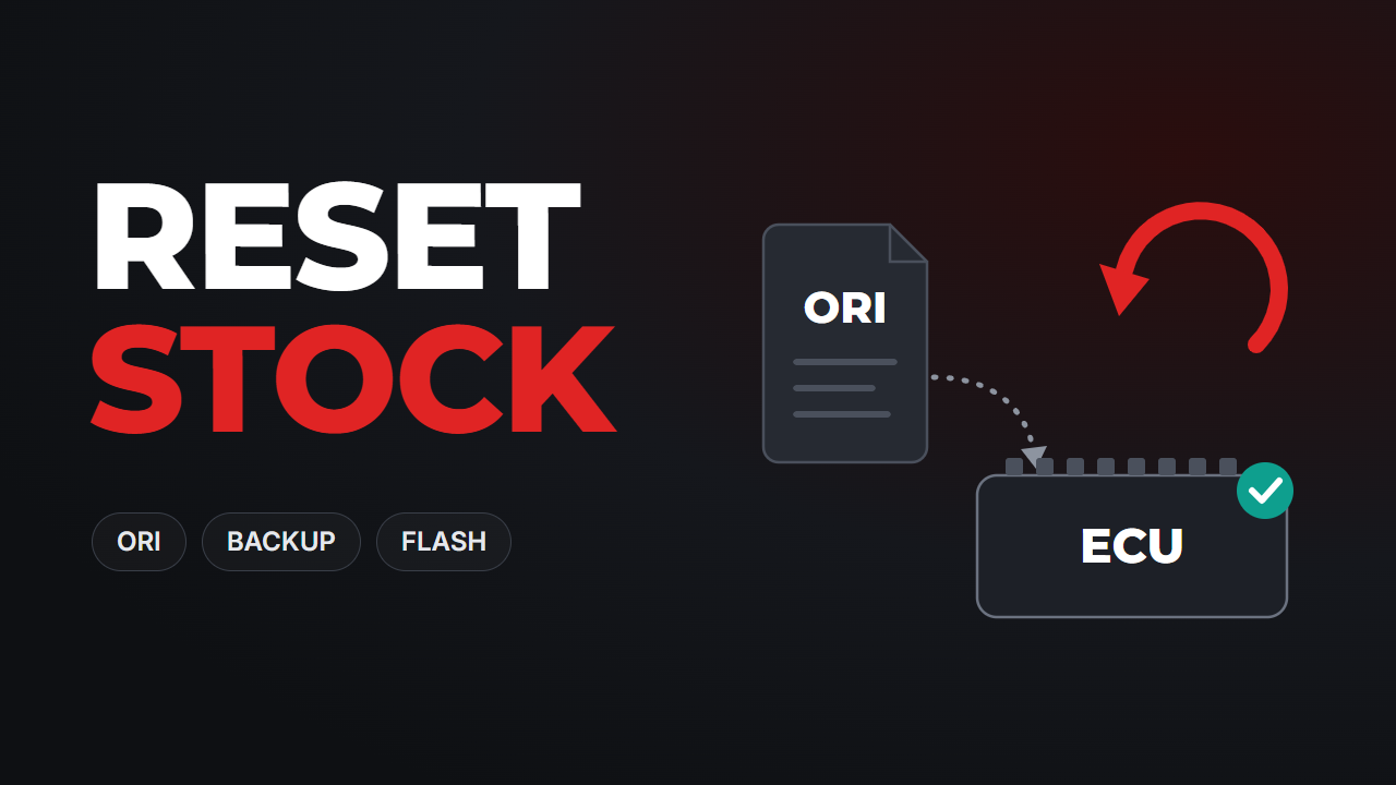 Reset to Stock — возврат заводского ПО в блок управления двигателем