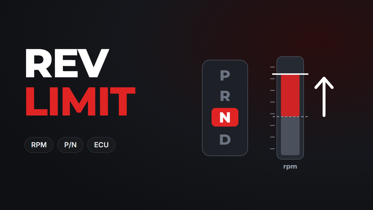 Rev Limiter Deactivation — removing the stationary rev limit in ECU software
