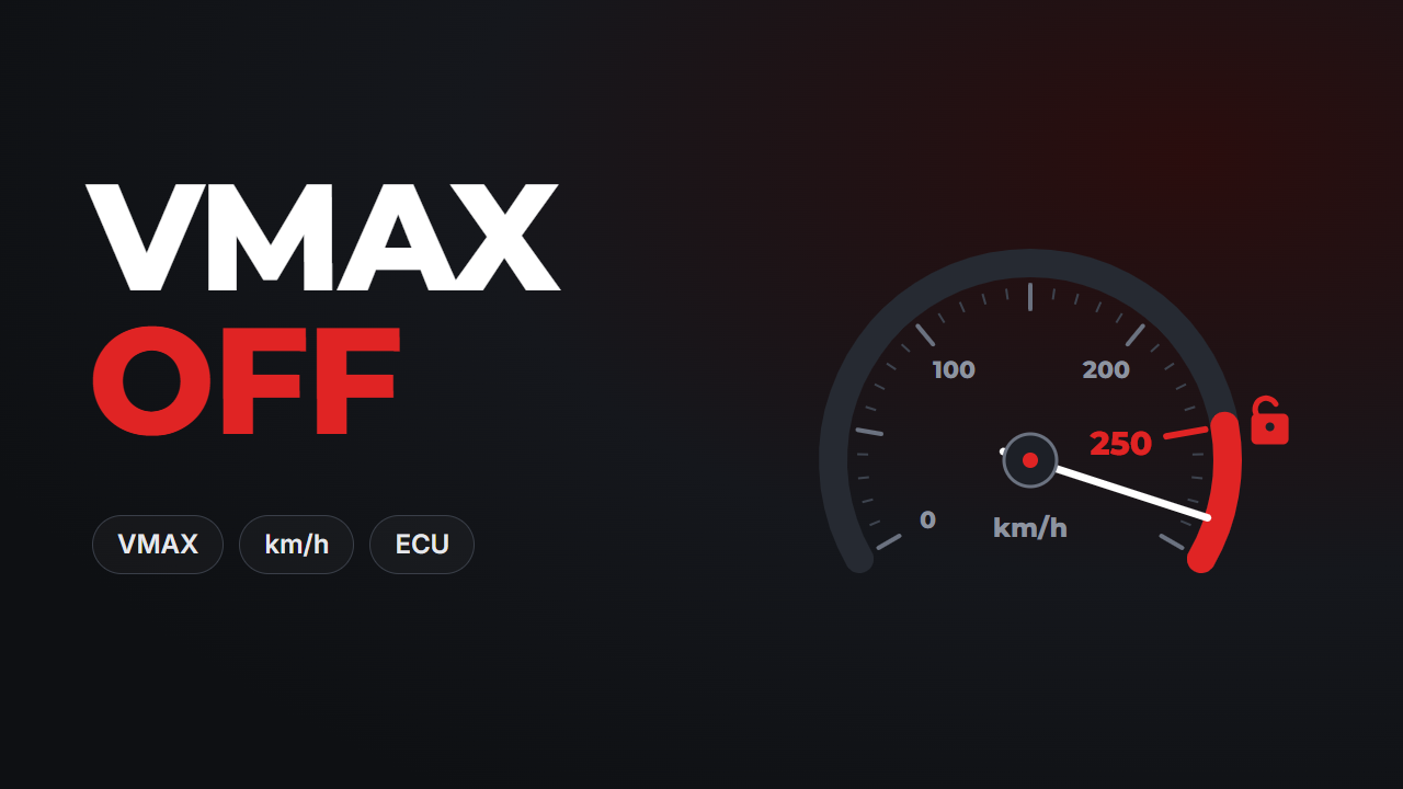 VMAX OFF: removing the top speed limiter in ECU software